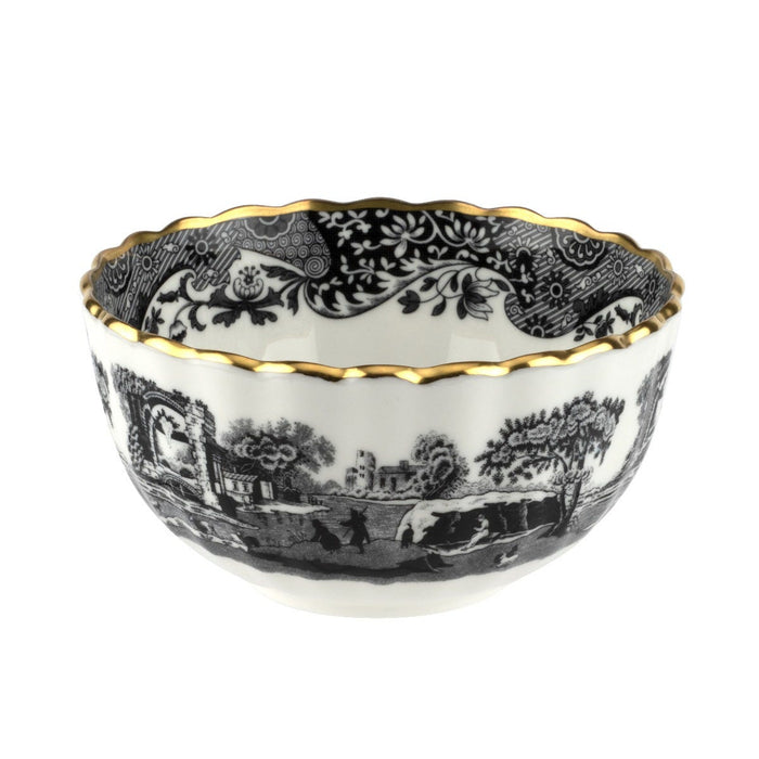 Spode 1770 Italian Sugar Bowl / Black