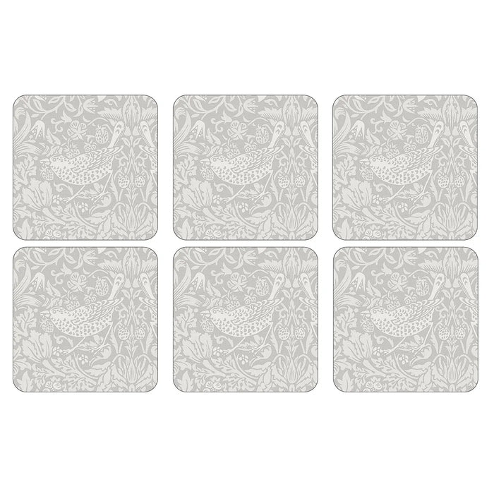 Pure Morris 6 Strawberry Thief Coasters