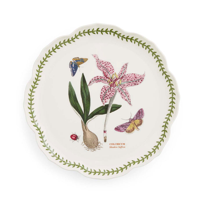 Botanic Garden Lotus Blossom 13.5" Platter - Meadow Saffron