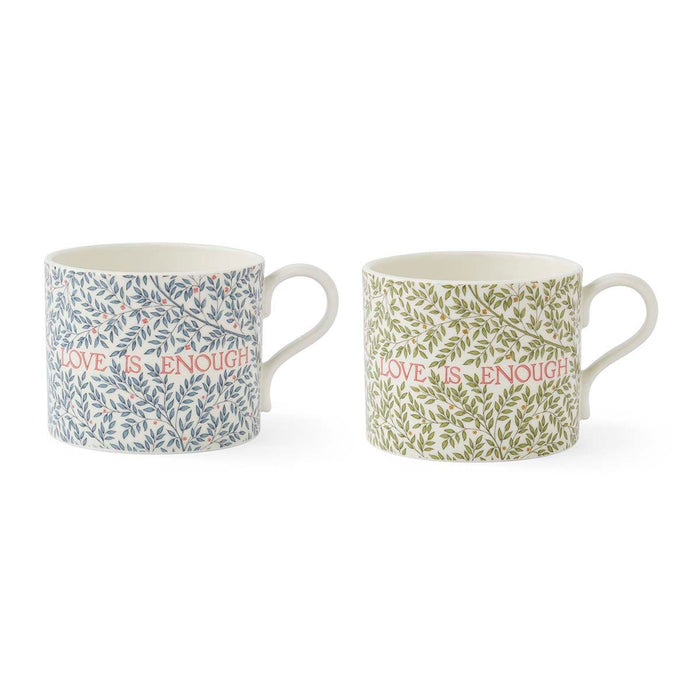 Morris & Co. Love Is Enough Mug Set