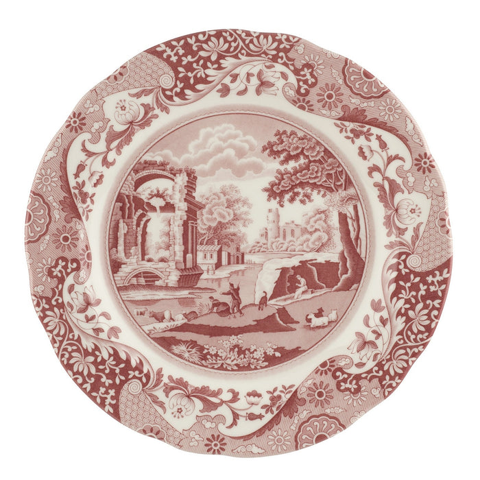 Spode Cranberry Italian Plate Dinner Plate 10.5 Inch