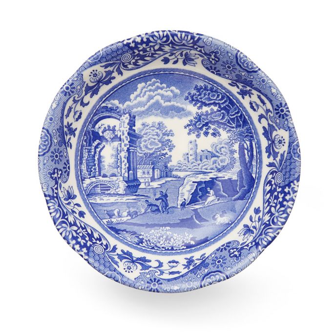 Seconds Blue Italian Cereal Bowls 16cm