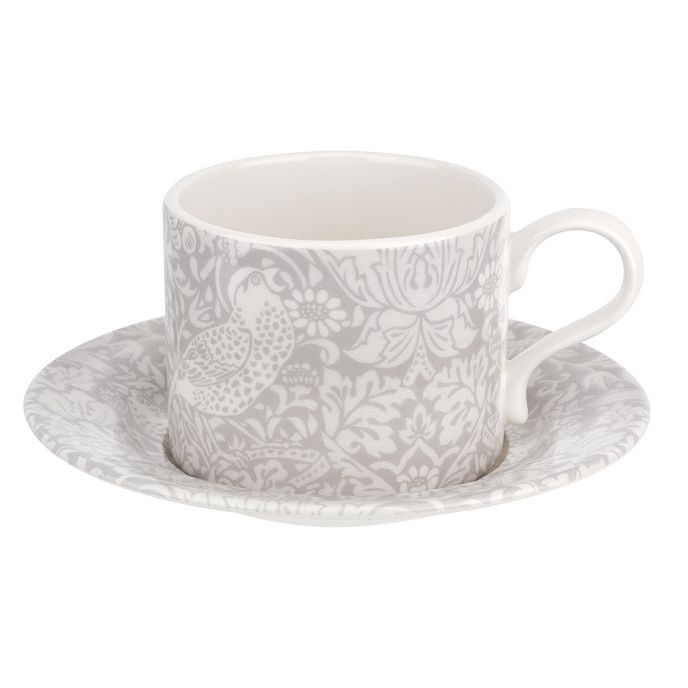 Pure Morris Strawberry Thief Teacup & Saucer