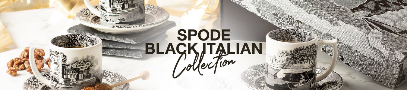 Spode Black Italian