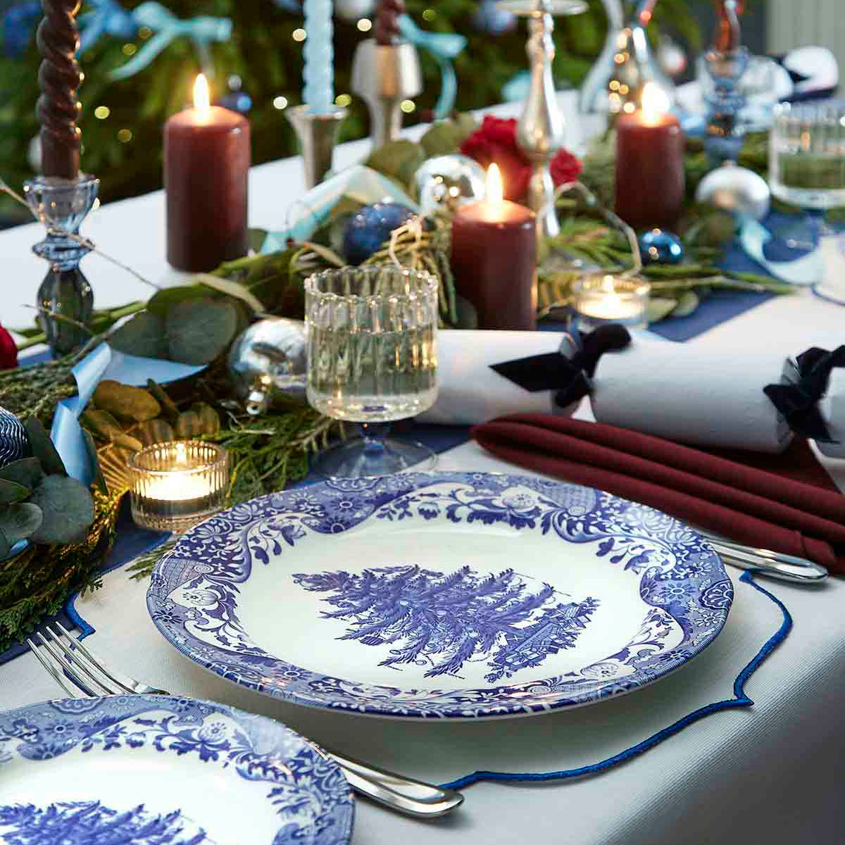 Blue Italian Christmas Tree