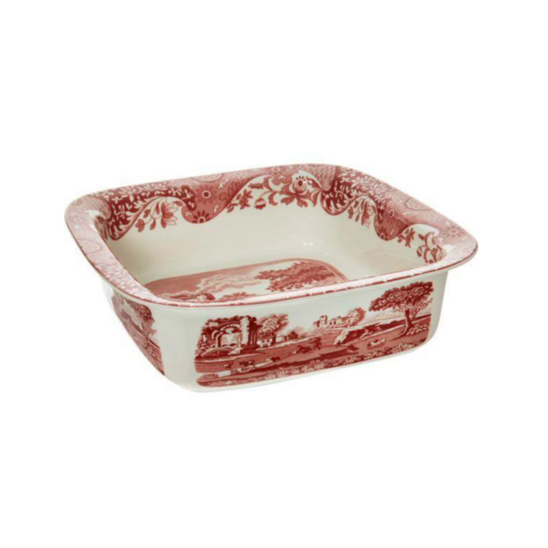 Spode Cranberry Square Dish
