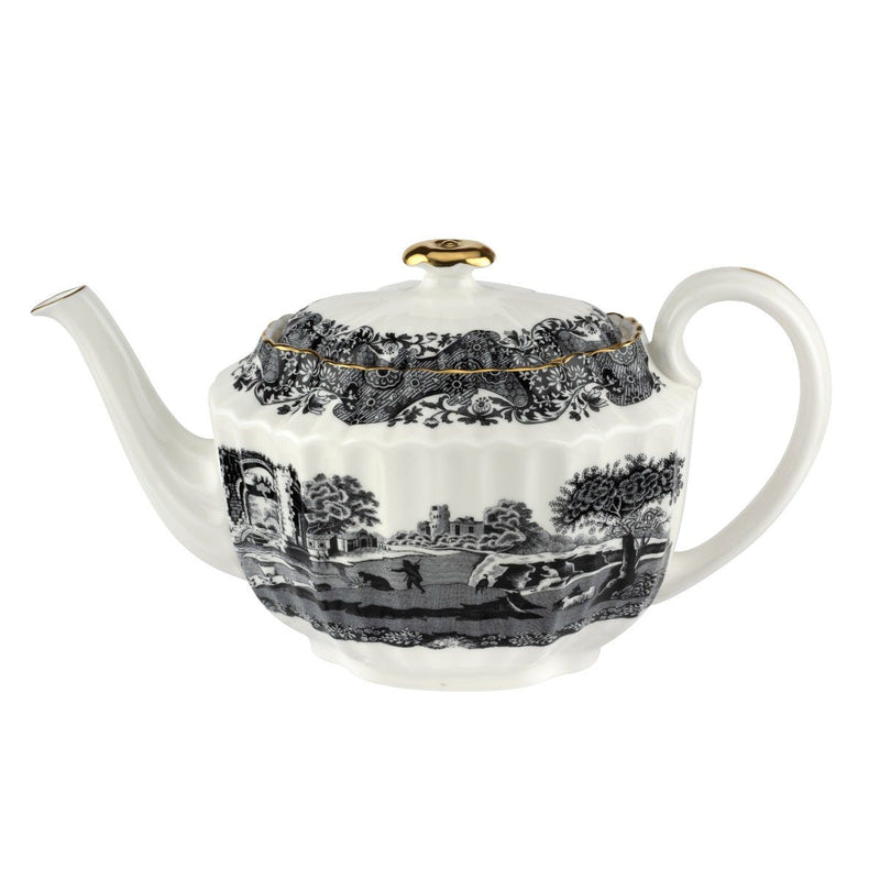 Spode 1770 Italian Teapot Large / Black
