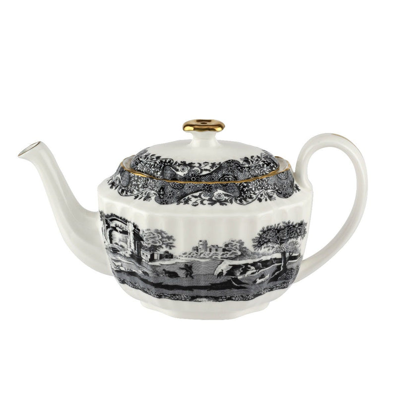 Spode 1770 Italian Teapot Small / Black