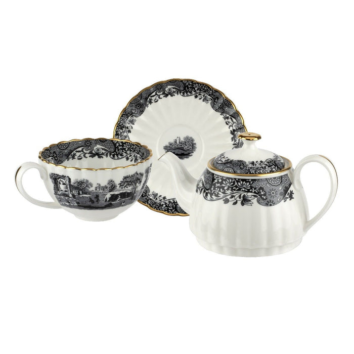 Spode 1770 Italian Tea for One / Black