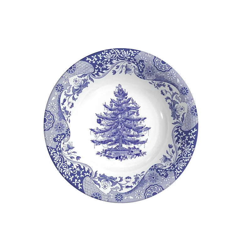 Blue Italian Christmas Tree Cereal 20cm