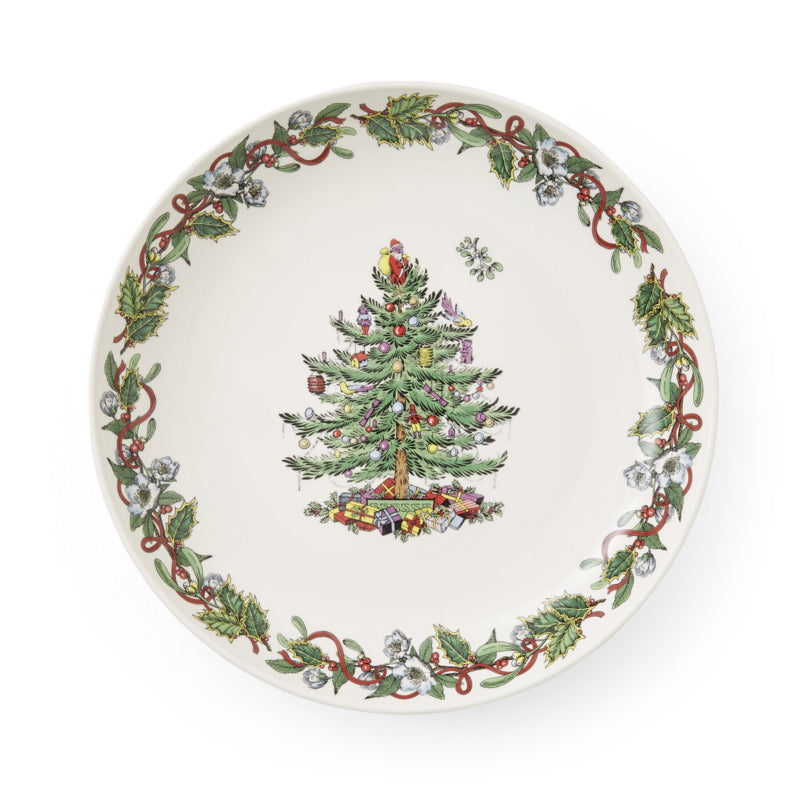 Spode Christmas Tree Wreath Large Serving Bowl