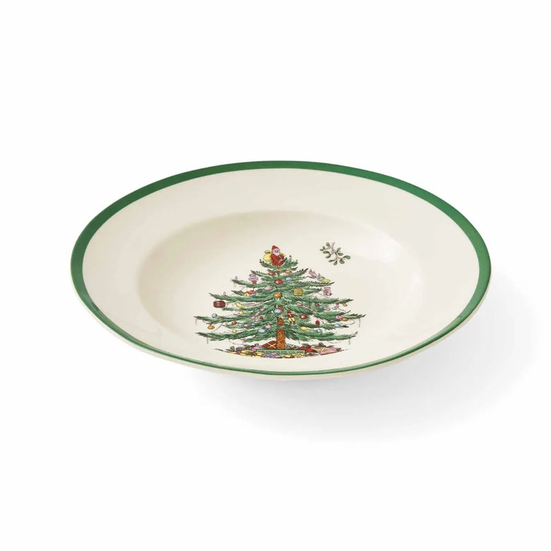 Christmas Tree Soup Plate 23cm set of 4