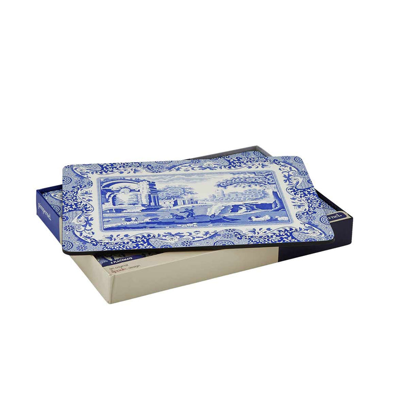 Spode Blue Italian Set of 6 Placements