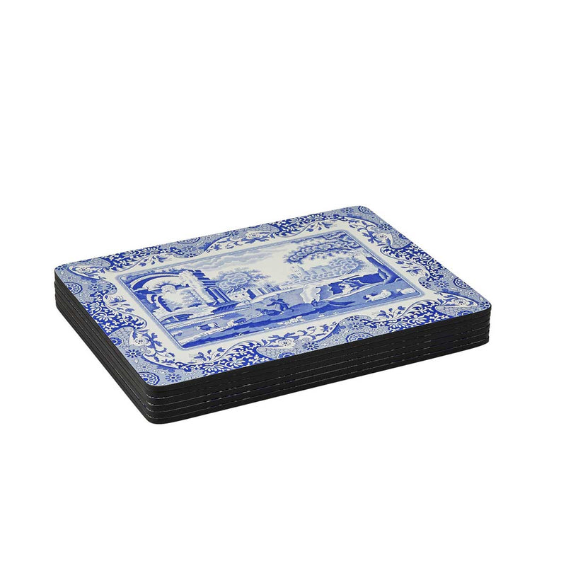 Spode Blue Italian Set of 6 Placements