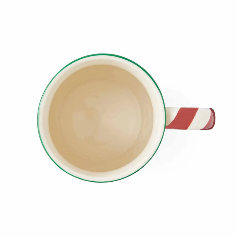 Christmas Tree Set of 4 Candy Cane Mugs