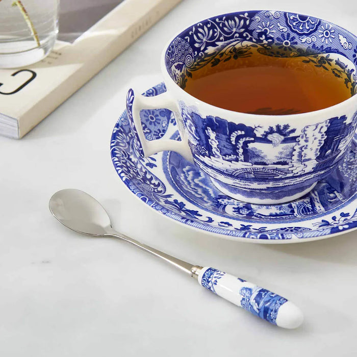 Spode Blue Italian Set of 6 Tea Spoons 