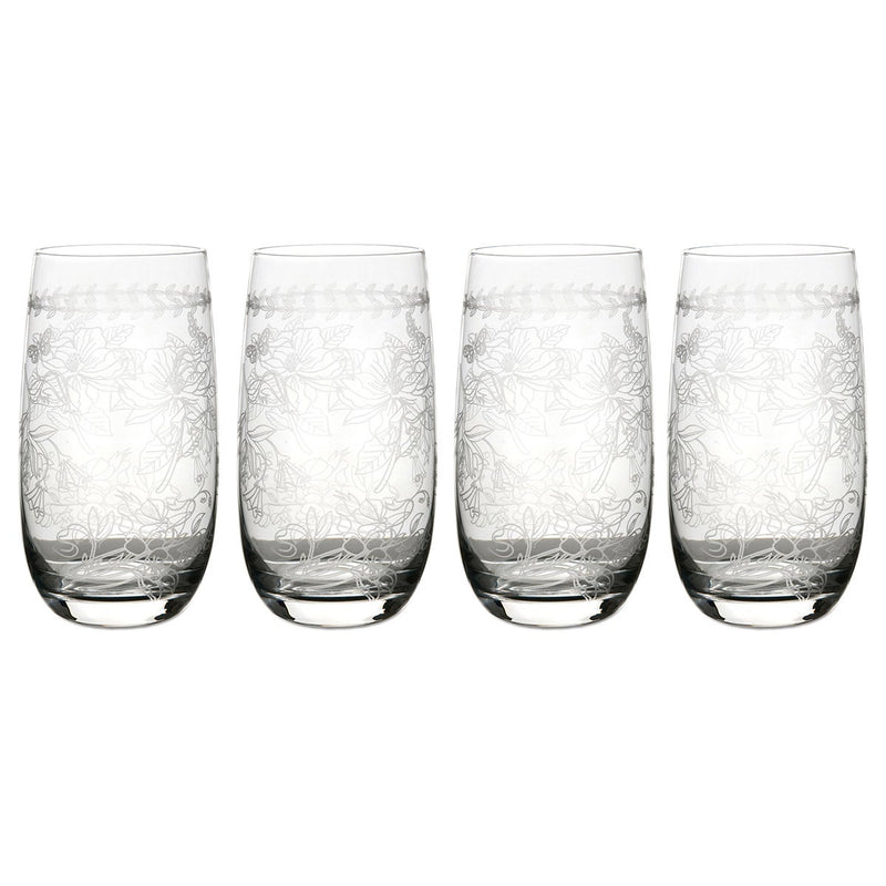 Botanic Garden Set of 4 Highball Glasses