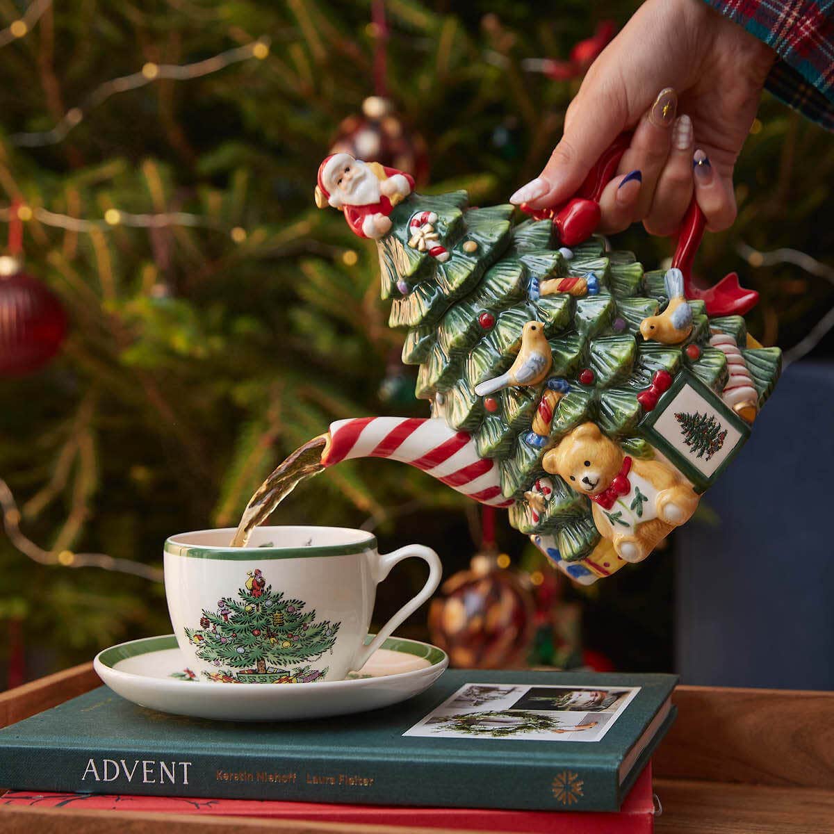 Spode Christmas Tree Teapot