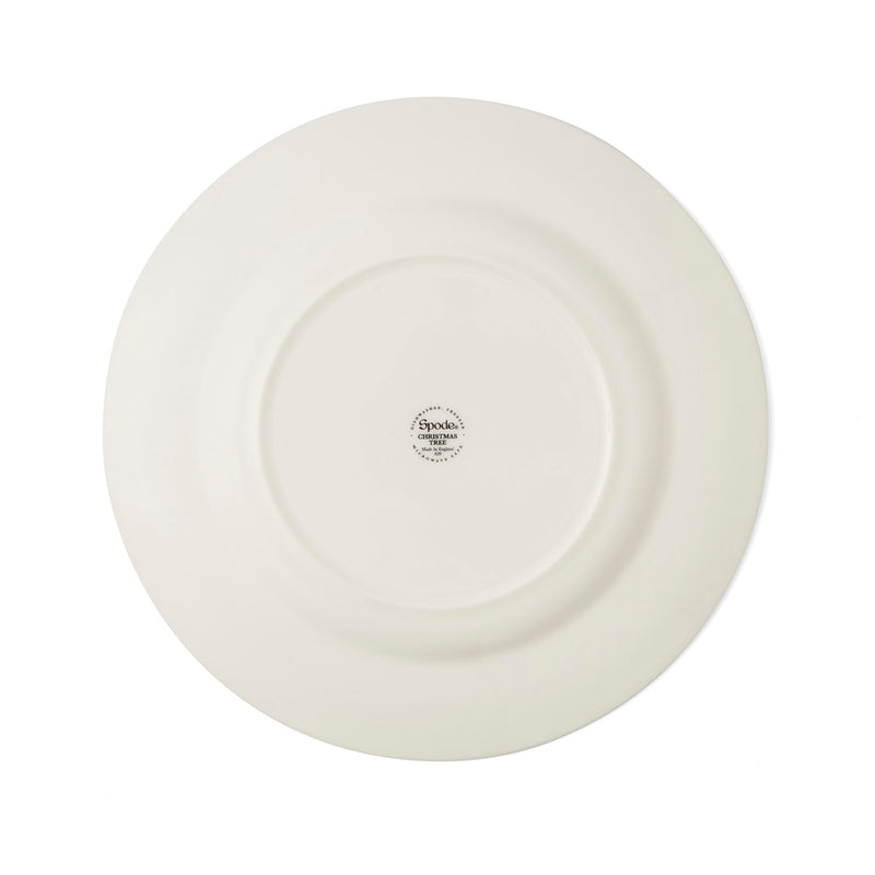 Spode Christmas Tree Wreath Plate 27.5cm Set of 4