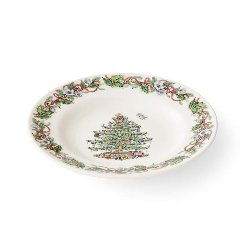 Christmas Tree Wreath Tea Plates