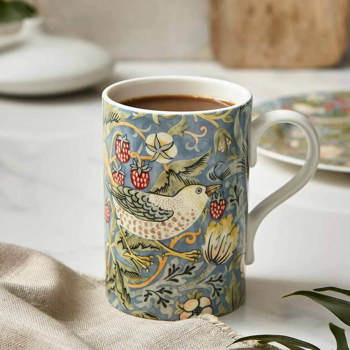Morris &amp; Co. Strawberry Thief Mug