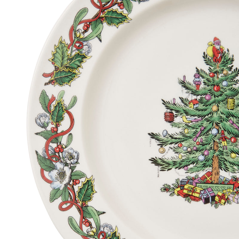 Christmas Tree Wreath Serving Plate 30cm