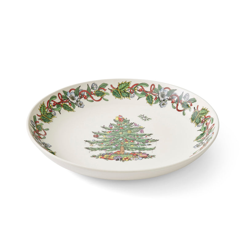 Spode Christmas Tree Wreath Large Serving Bowl