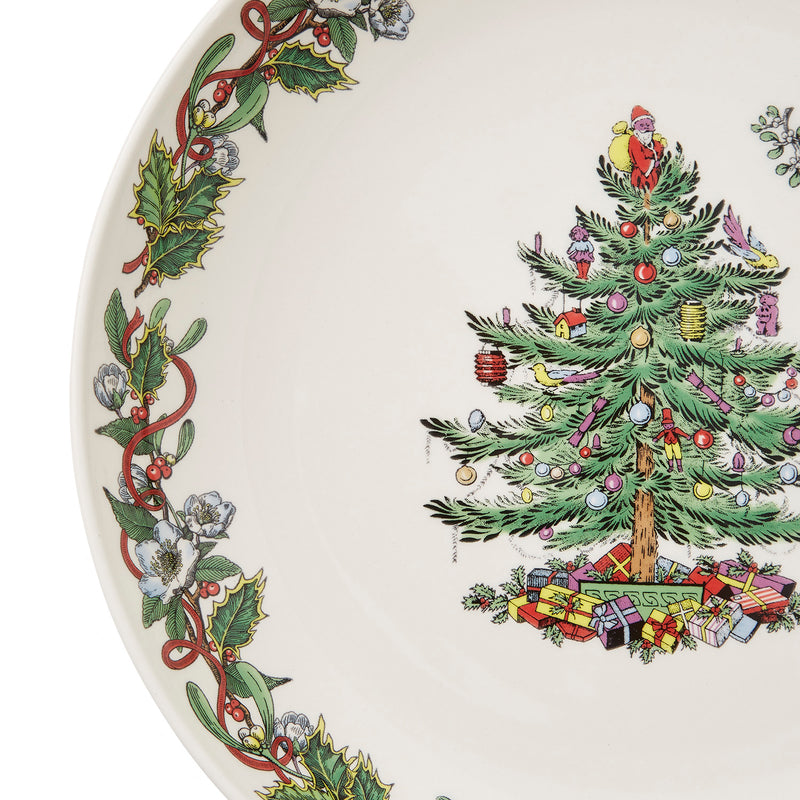 Spode Christmas Tree Wreath Large Serving Bowl