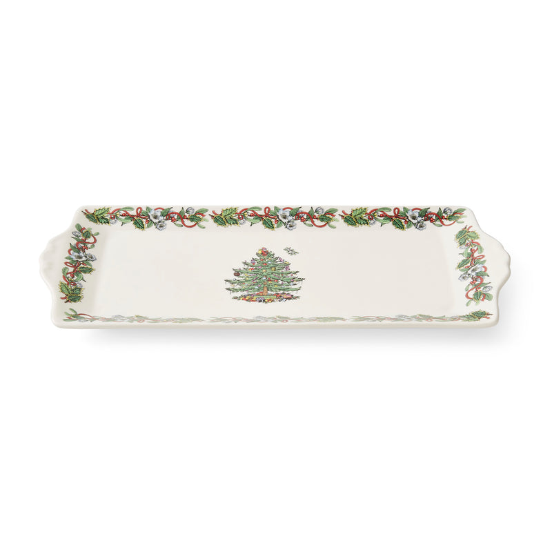 Spode Christmas Tree Wreath Serving Tray 34cm
