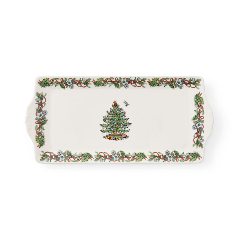 Spode Christmas Tree Wreath Serving Tray 34cm