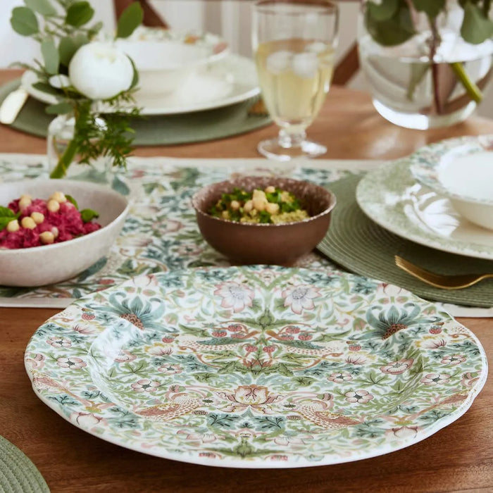 Morris &amp; Co. Strawberry Thief Serving Platter 