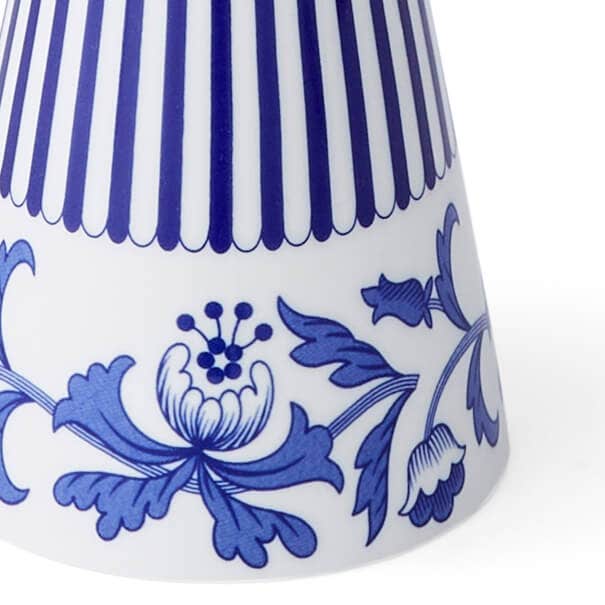 Blue Italian Small Decorative Cone 8"