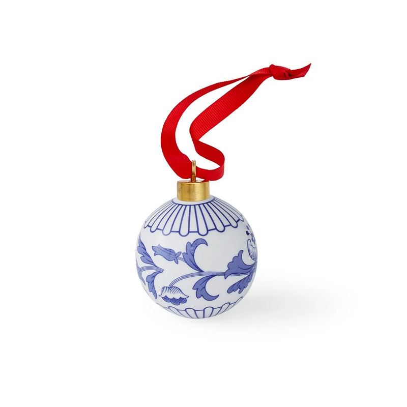 Spode Blue Italian Floral Bauble