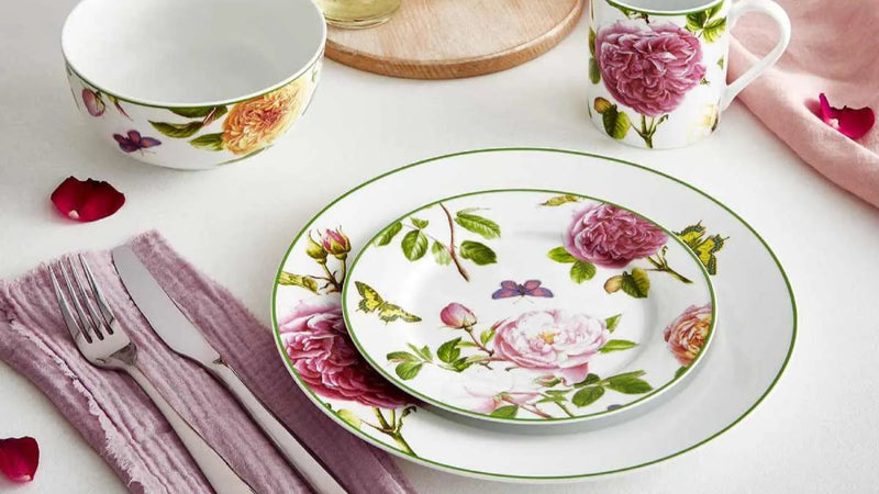 Portmeirion Home 16 Piece Set, Roses