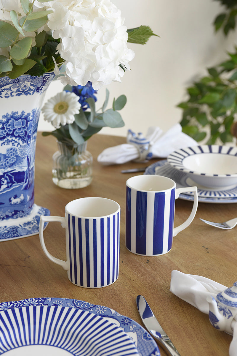 Spode Steccato Narrow Stripe Mug 340ml