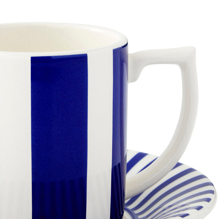 Spode Steccato Espresso Cup &amp; Saucer
