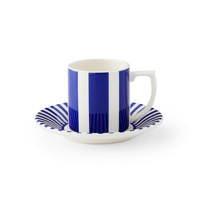 Spode Steccato Espresso Cup &amp; Saucer
