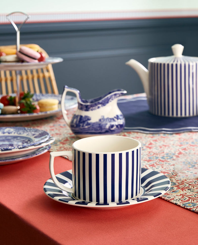 Spode Steccato Teacup & Saucer