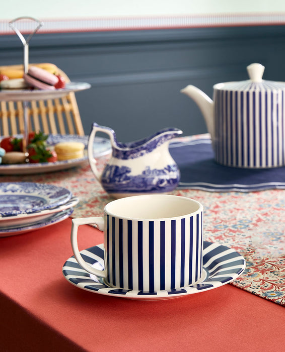 Spode Steccato Teacup &amp; Saucer