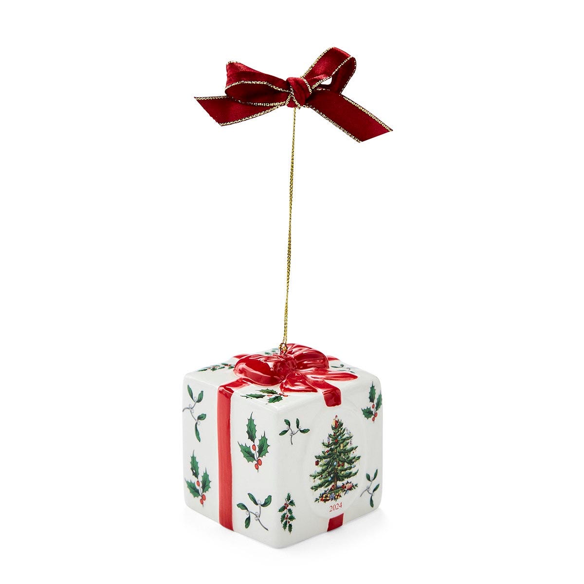 Christmas Tree Gift Box Ornament
