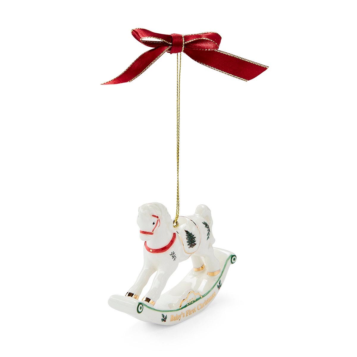 Christmas Tree Baby's 1st Horse Ornament
