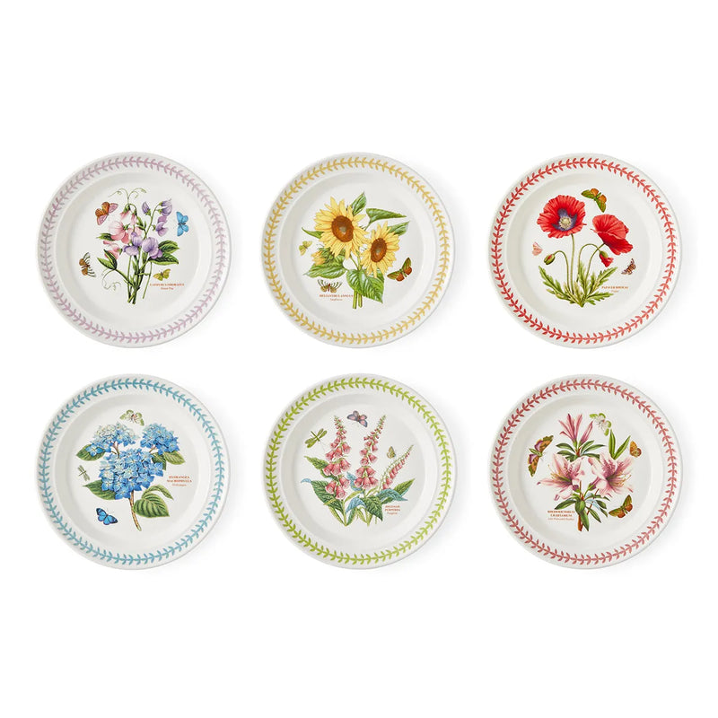Botanic Garden Meadow Set of 6 Dinner Plates, Assorted