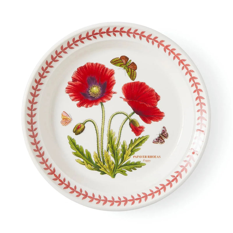 Botanic Garden Meadow Small Dinner Plate 21.5cm, Poppy