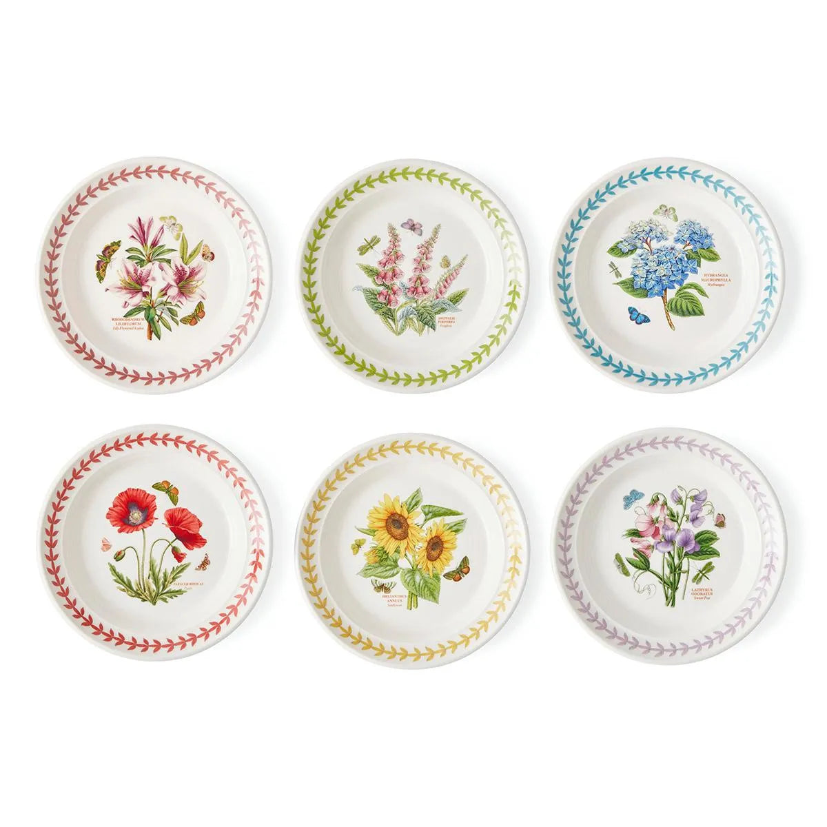 Botanic Garden Meadow Set of 6 Side Plates, Assorted – Spode Thailand