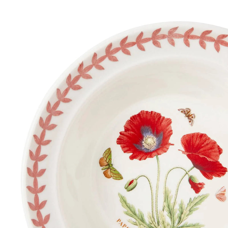 Botanic Garden Meadow Oatmeal Bowl 16.5cm, Poppy