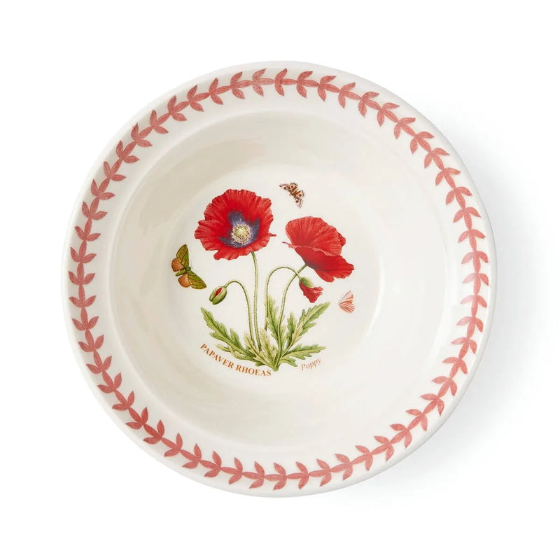 Botanic Garden Meadow Oatmeal Bowl 16.5cm, Poppy