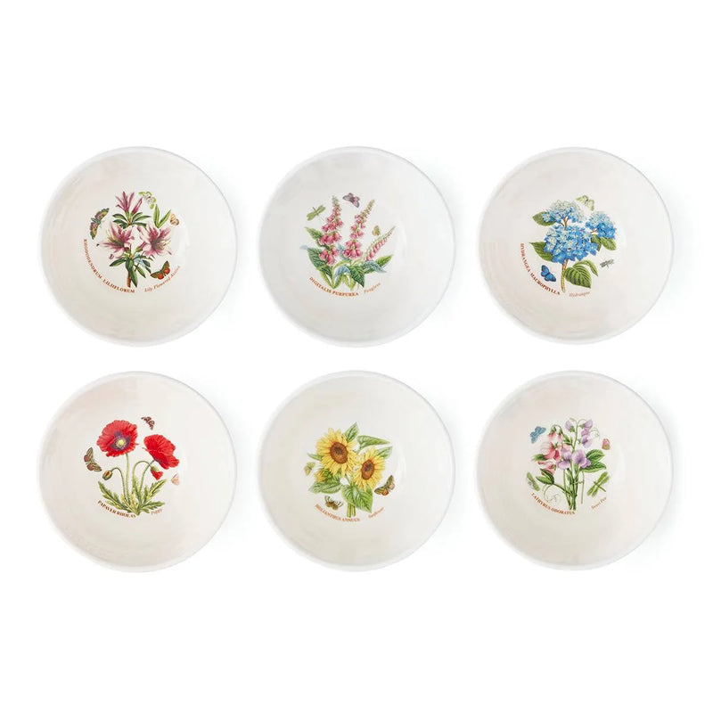 Botanic Garden Meadow Set of 6, 5.5" Stacking Bowls, Assorte