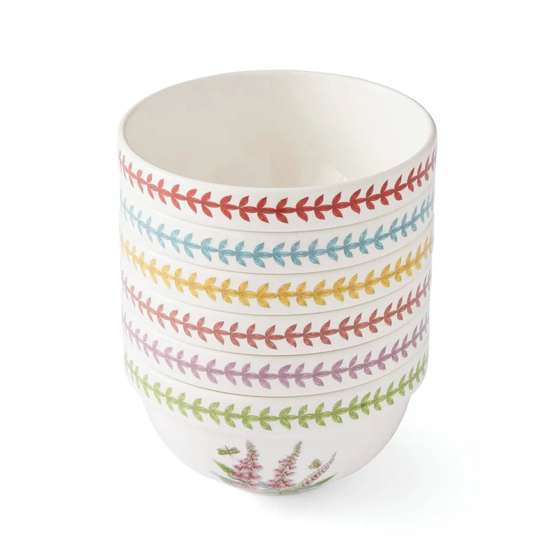 Botanic Garden Meadow Set of 6, 5.5" Stacking Bowls, Assorte