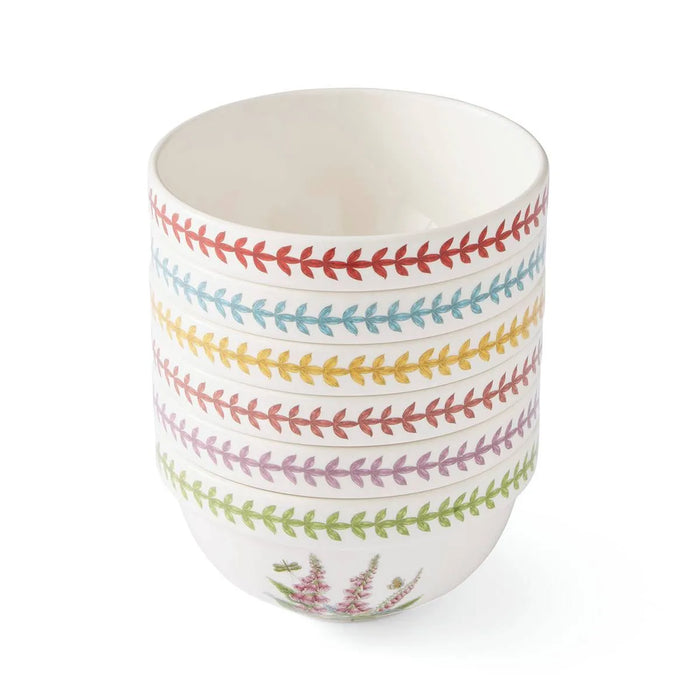 Botanic Garden Meadow Set of 6, 5.5" Stacking Bowls, Assorted