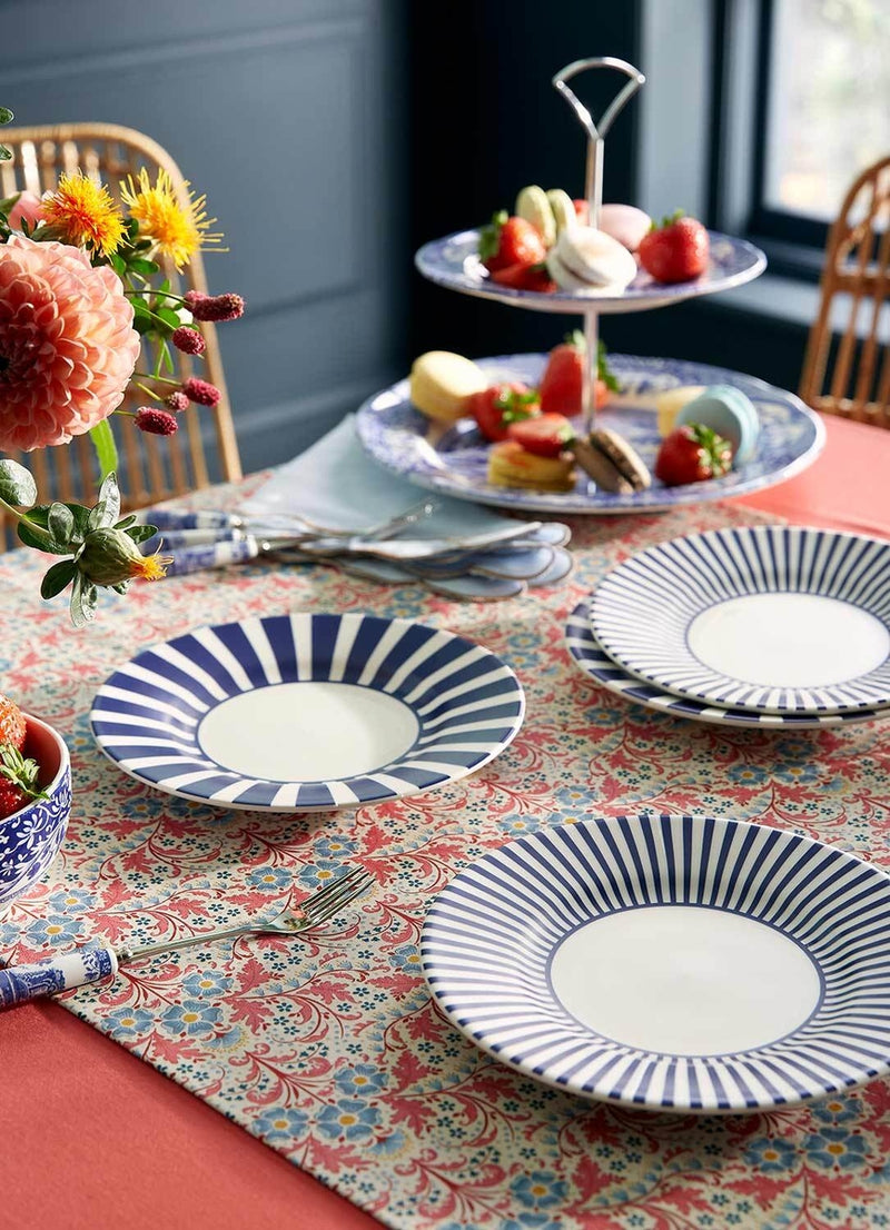 Spode Steccato Narrow Stripe Side Plate 18cm